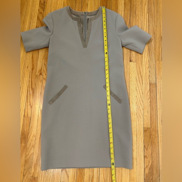 Ralph Lauren Black Label Wool Suede Trim Career Sheath Mini Dress - Picture 14 of 14